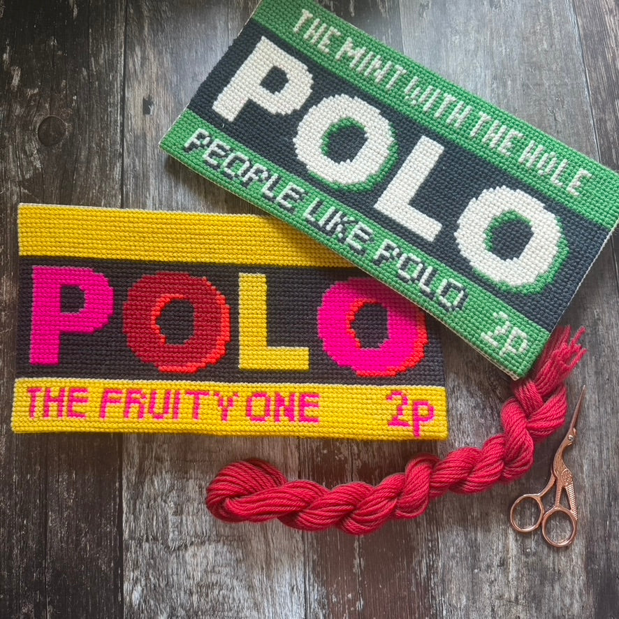 POLO Mint Tuck Shop Kit Cross Stitch Tapestry Wool