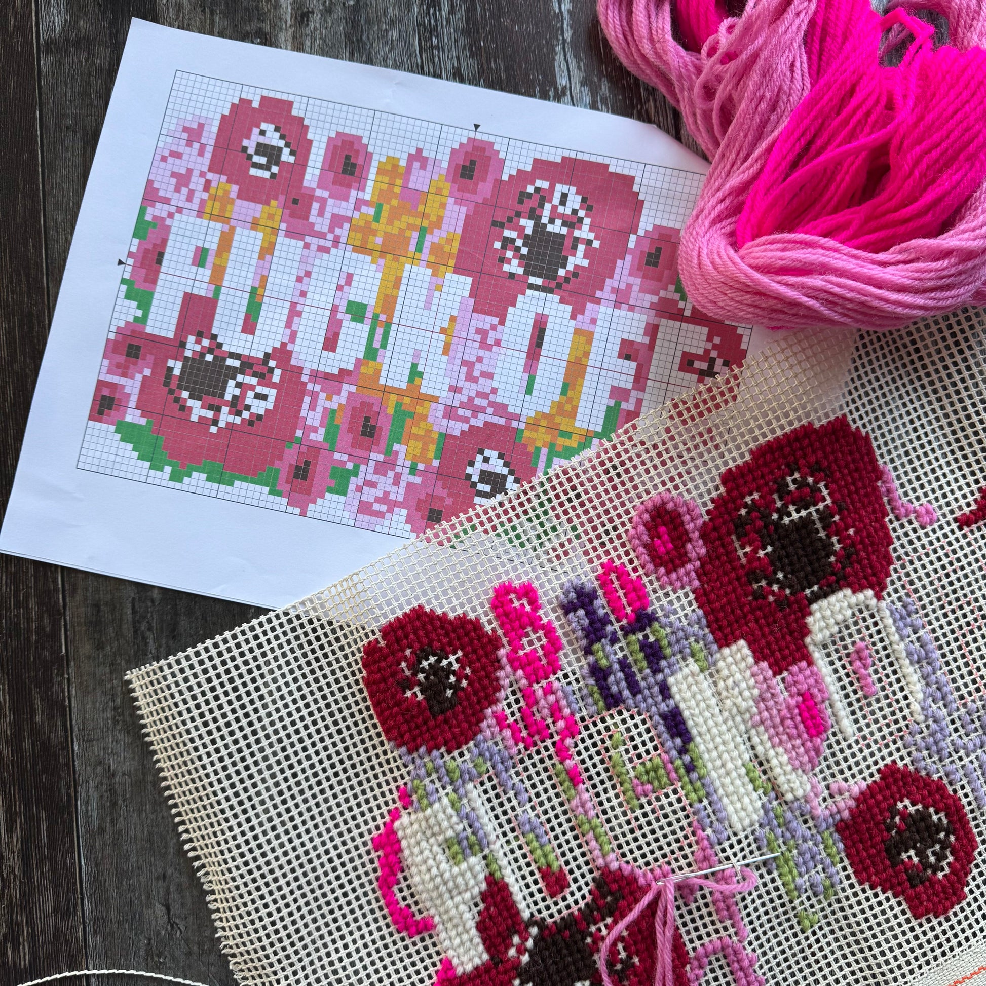 PDF F*CK OFF Floral - Sweary Rude X Stitch PDF Digital Pattern